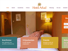 Tablet Screenshot of hotellarkad.se
